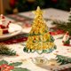thumbnail image 5 of Mini Handmade Glass Christmas Tree Ornament Small Desktop Crystal Xmas Tree Table Decor For Decoration, 5 of 6