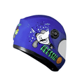 thumbnail image 2 of Casco Infantil  para Moto Bici Scooter Ajustable Belug Azul, 2 of 5