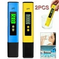 thumbnail image 1 of OBOSOE 2PCS Digital pH Meter,Water Quality Tester,Water pH Tester With 0-14pH Measurement Range,Suitable For Drinking Water,Hydroponics, Aquarium,Swimming Pool. High Precision 0.01pH Pen Tester, 1 of 7