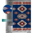 thumbnail image 5 of Aztec Southwest Shower Curtain, Ethnic Style Design Geometric Shower Curtain Set with Hooks, Spring Summer Waterproof Fabric Shower Curtains for Bathroom Decor, 72x72 Inch Bath Curtain, 5 of 6