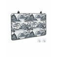thumbnail image 2 of nqOlkjepod Large Induction Cooktop Protector Mat 24"x21", Gray Garden Stove Top Covers for Electric Stove, Retro Mountain Tree Forest Landscape Stove Burner Cover Mats, Glass Top Stove Cover, 2 of 8