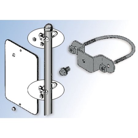 - Accuform HSR123 Accessories Hardware & Accessories CLAMP U-BOLT SIGN MOUNTING BRACKET