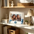 thumbnail image 6 of 7 Inch Nautical Wooden Picture Frame, Beach Themed Tabletop Photo Frame Ornament, Beach Vacation Photo Ornament for Home Decor, 6 of 7