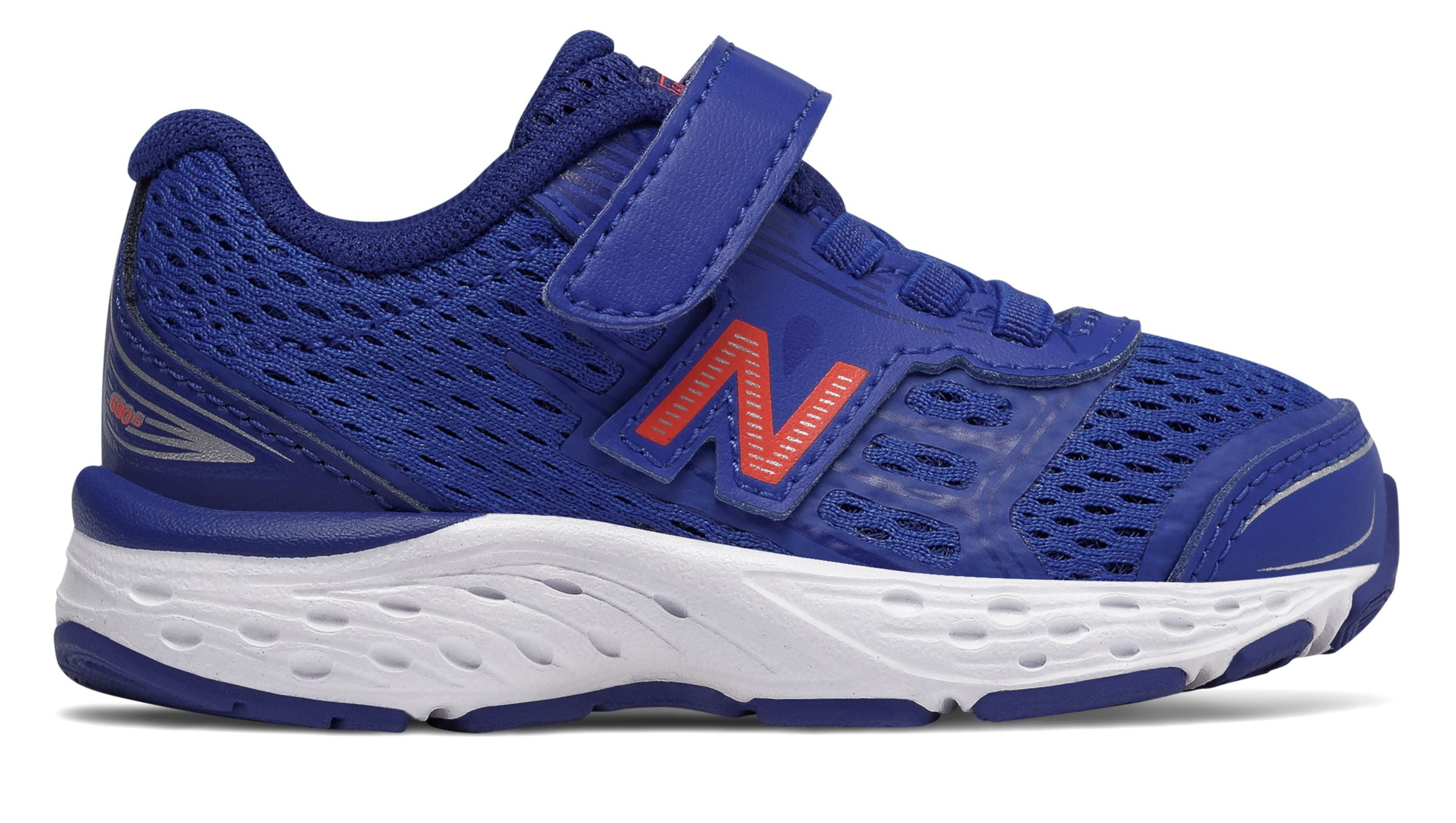 New Balance Kid's 680v5 Hook and Loop Infant Boys Shoes Blue with