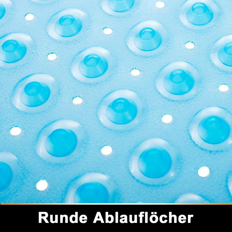 XIYUNTE Square Shower Mat Non Slip Anti Mould and Antibacterial