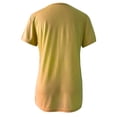 thumbnail image 4 of Pntutb moda mujer impresión cuello en V camiseta manga corta Casual camiseta tops blusa Pntutb Pntutb-4845, 4 of 5