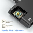 thumbnail image 2 of Cubilux USB-C to 3.5mm Headphone & Microphone Splitter Adapter, TRRS Audio Interface with Line-In, Mic-In and Headphone Out for Live Streaming or Recording on Laptop and PC, 2 of 7