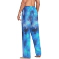 thumbnail image 6 of FREEAMG Men's Pajama Pants with Pockets Sleepwear Lounge Pants Stretch Casual Galaxy Blue Space 28, 6 of 7