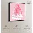 thumbnail image 2 of Pink Dress and Bow Canvas Fashion Prints by Art Remedy, Black Frame, 16" x 24", 2 of 7