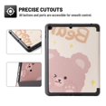 thumbnail image 3 of Slim Tri-Fold Case for iPad Air 4th Generation 10.9 inch 2020 Tablet, Dteck Microfiber Inner Smart Cover Auto Wake/Sleep & Pencil Holder,08# Bear, 3 of 5