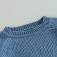 thumbnail image 4 of Baby Girl Boy Knit Pullover Sweater Fall Winter Warm Sweatshirt Tops with Pocket, 4 of 6