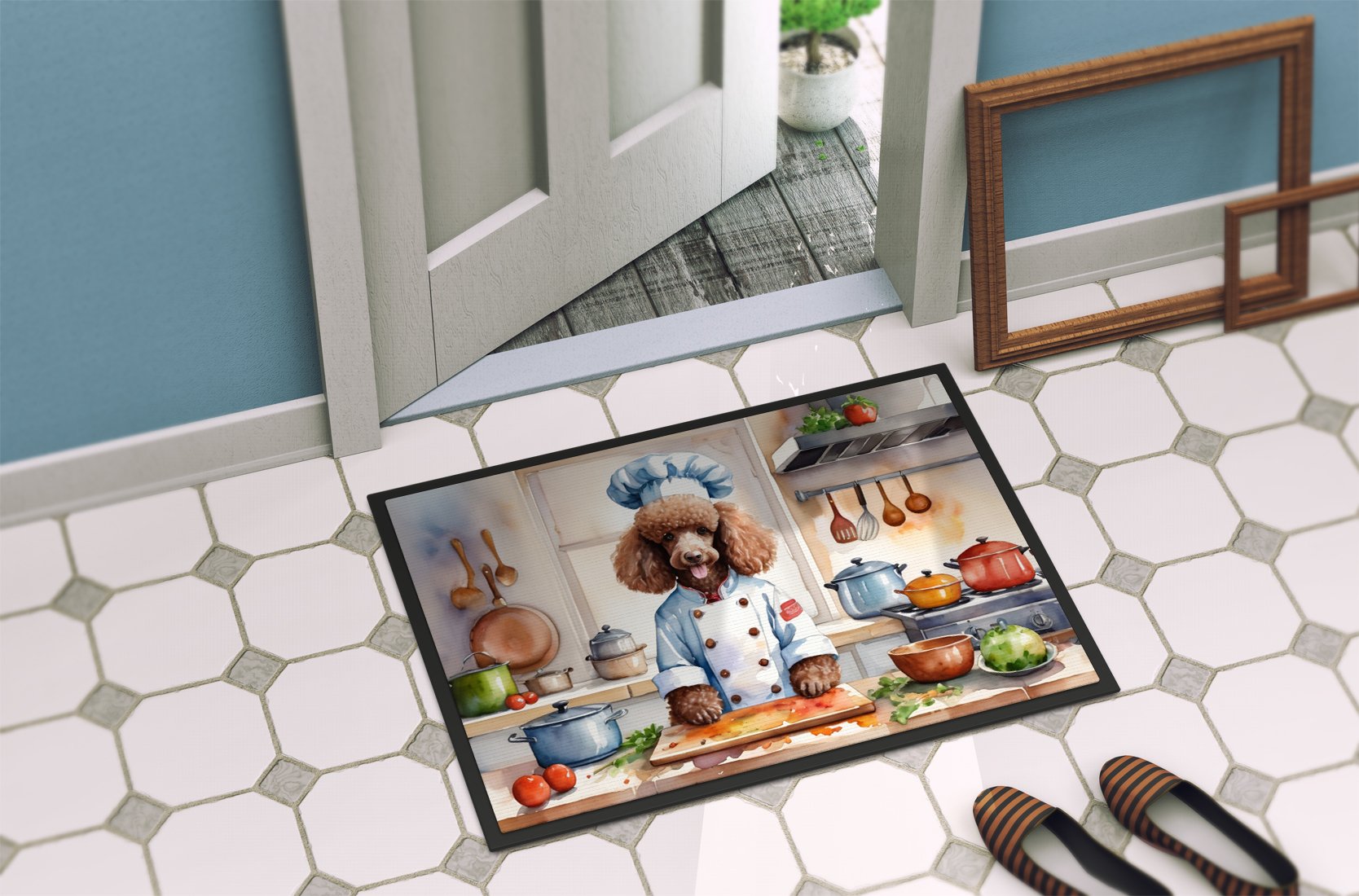 Yorkie Yorkshire Terrier The Chef Doormat