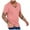 X Pink, variant on Mens Shirts Solid Color Short Sleeve V Neck Gym Workout Shirt Summer Top Stretch Quick Dry T Shirts For Man Size 3Xl Pink