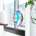 thumbnail image 5 of AB Coating Hanging Window Crystal Prism Suncatcher Rainbow Maker Glass Hanging Pendant Ornaments for Home Garden Decoration (89mm,3.5inch), 5 of 16