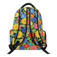 thumbnail image 2 of KUIFORTI Flower Dog Girls Backpack Kids School Bag Cute Bookbag Comfortable with Adjustable Straps Multiple Storage Pockets for Elementary Middle, 2 of 7