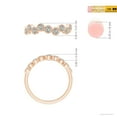 thumbnail image 5 of ANGARA Natural Vintage Inspired Diamond Fashion Ring in 14K Rose Gold for Women (Size-2.6mm| Color-K| Clarity-I3) | April Birthstone, Anniversary, Jewelry Gift for Women | Natural Diamond Ring, 5 of 10
