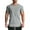Grey, variant on Krdevn Men's Breathable Ice Silk T Shirt Top Short Sleeve Slim Fit Summer Round Neck Short Sleeve,XL