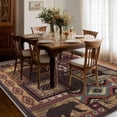 thumbnail image 2 of Kzaei 5'x7' Area Rug for Living Room, Rustic Cabin Non-Slip Low Pile Print Pattern Southwestern Rug, 2 of 6