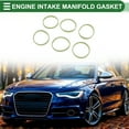thumbnail image 2 of Upper ‎Engine Intake Manifold Gasket for Audi A6 Quattro 2009-2018 Intake Manifold Sealing Gasket for Audi Q7 2012-2019 No.079129717D Silicone 6 Pcs, 2 of 6