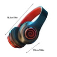thumbnail image 4 of Auriculares inalámbricos Bluetooth Txmfgh con luz RGB y micrófono, batería de 8 horas para música y llamadas, perfectos para viajes y trabajo., 4 of 7