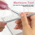 thumbnail image 1 of Manicure Tool, Nail Polish Removal, Double-head Nail Cuticle Pusher Nail Manicure Kit For Home Salon, 1 of 8
