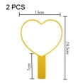 thumbnail image 2 of Heart-Shaped Travel Handheld Mirror, Cosmetic Hand Mirror, 2 of 5