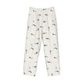 thumbnail image 6 of Uemuo Dachshund Dog Puppy Pattern Men's Wide Leg Palazzo Lounge Pants with Pockets Light Weight Loose Comfy Casual Pajama Pants-X-Large, 6 of 9