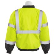 Delta Plus W105 Hvl/black Bottom Value Bomber Jacket Hi-Viz 3X