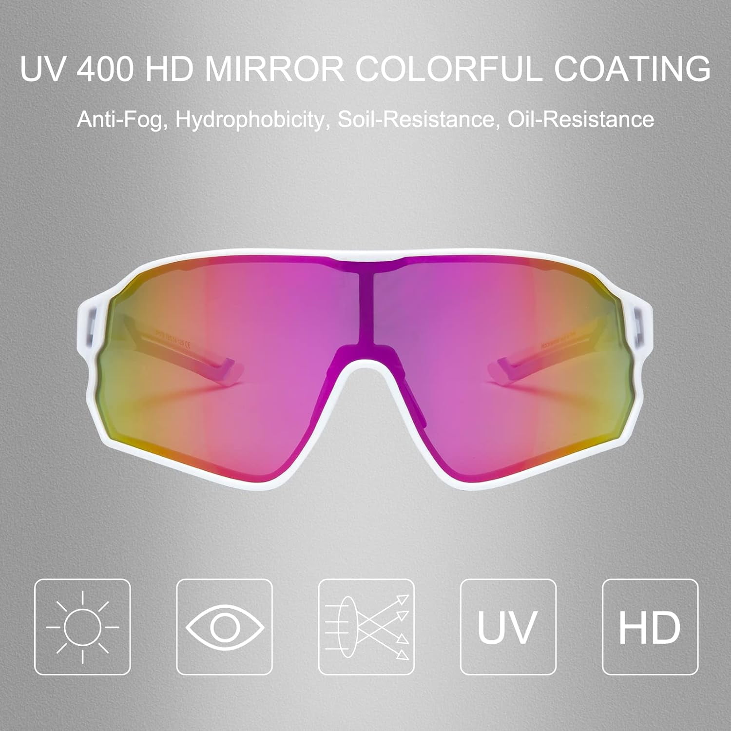 ROCKBROS Polarized Sunglasses UV Protection for Women Men Cycling Sunglasses