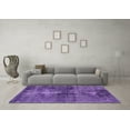 thumbnail image 3 of Ahgly Company Indoor Rectangle Oriental Purple Industrial Area Rugs, 5' x 8', 3 of 4