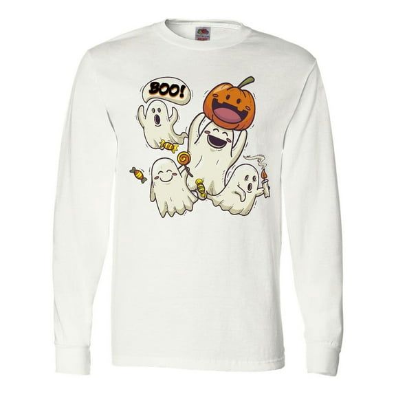 Inktastic Halloween Ghosts Long Sleeve T-Shirt