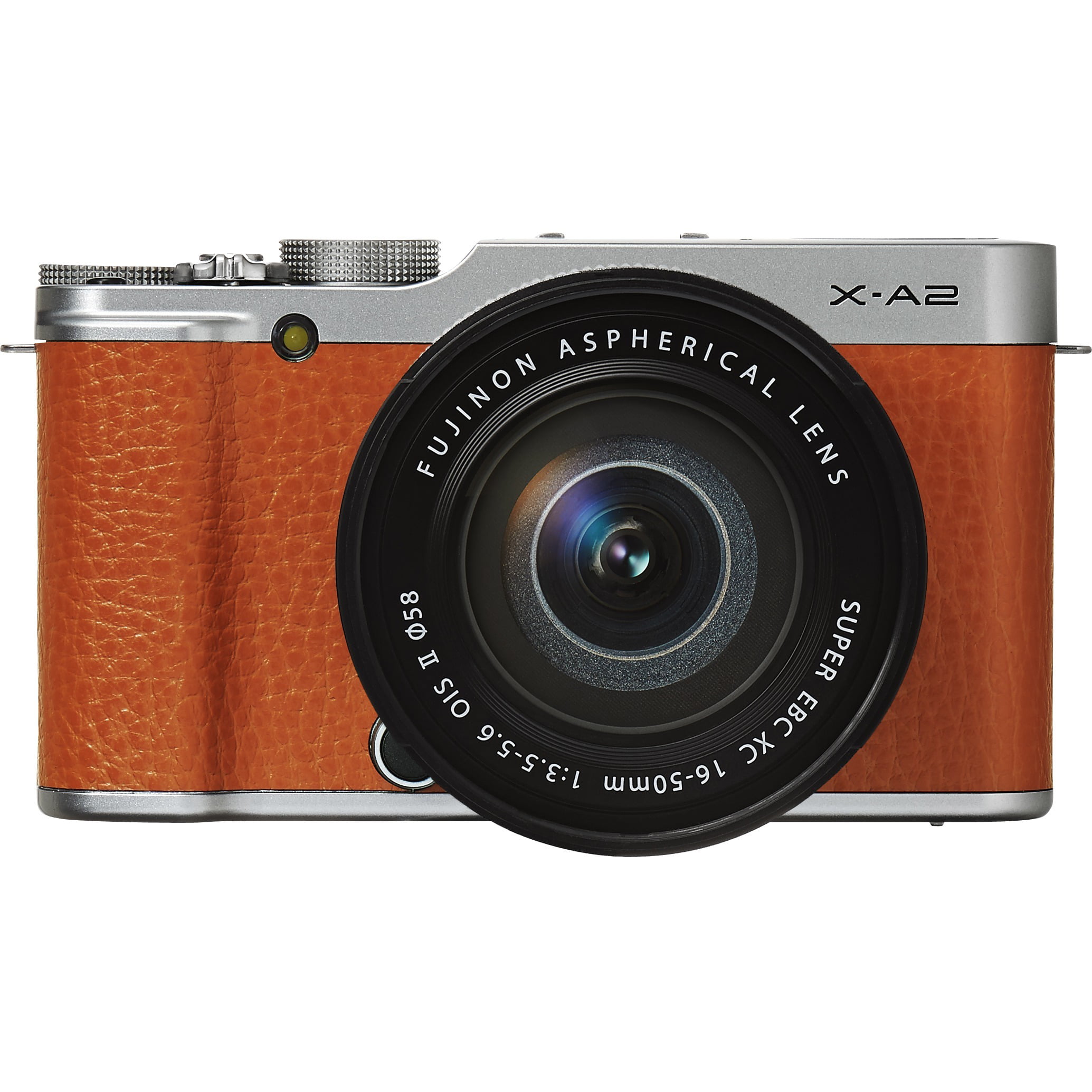 Fujifilm X 16 3 Megapixel Mirrorless Camera With Lens 16 Mm 50 Mm Brown Walmart Com Walmart Com