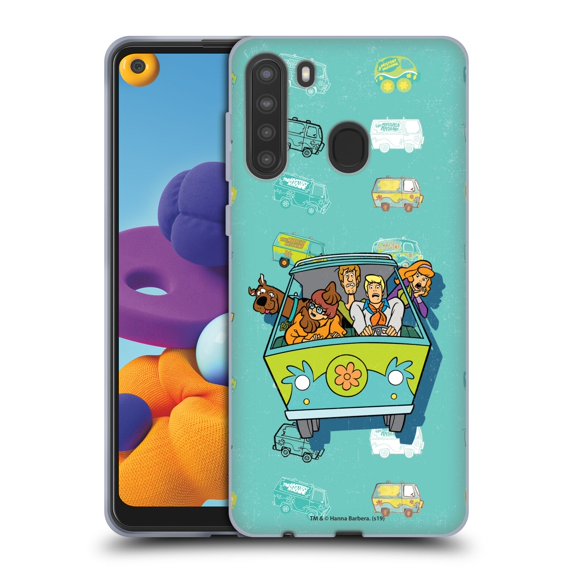 Head Case Designs Officially Licensed Scooby-Doo 50th Anniversary Mystery Inc. Soft Gel Case Compatible with Samsung Galaxy A21 (2020)
