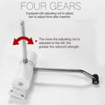 thumbnail image 2 of Automatic Door Closer, Outdoor Door Closer, Stainless Steel Spring Closer, For Automatically Closing Various Doors (white), 2 of 5