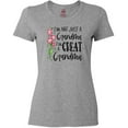 thumbnail image 3 of Inktastic I'm Not Just a Grandma, I'm a Great Grandma Flowers Women's T-Shirt, 3 of 5