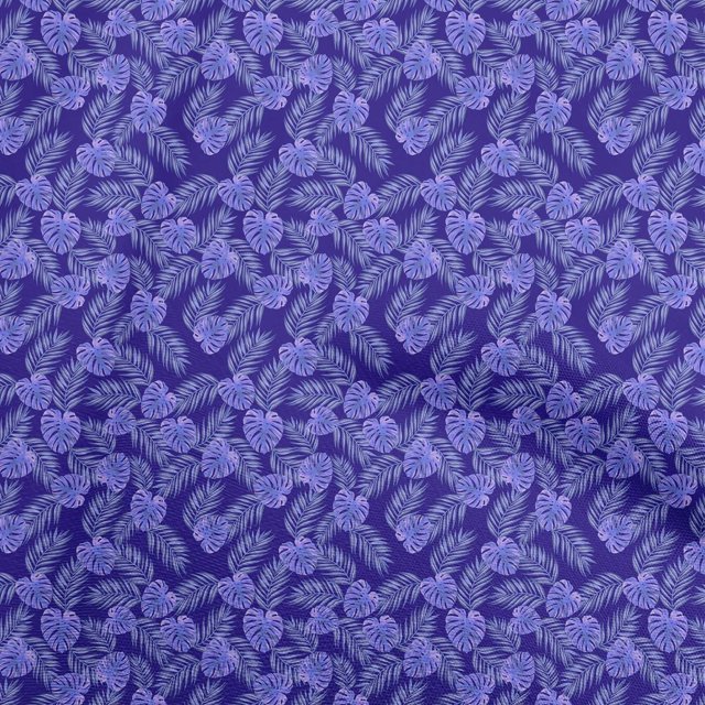 oneOone Velvet Blue Fabric Tropical Sewing Craft Projects Fabric Prints By Yard 58 Inch Wide