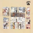 thumbnail image 1 of 100 Sheets Vintage Scrapbook Sticker Decorative Aesthetic Journal Stickers for DIY Crafts Cards Album Type 3, 1 of 3