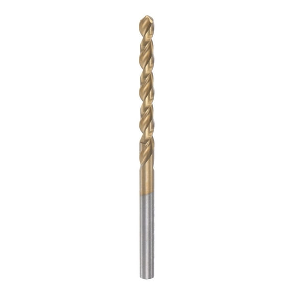 Uxcell 4mm Titanium Coated M42 High Speed Steel 8% Cobalt (HSS-E) Twist Drill Bit