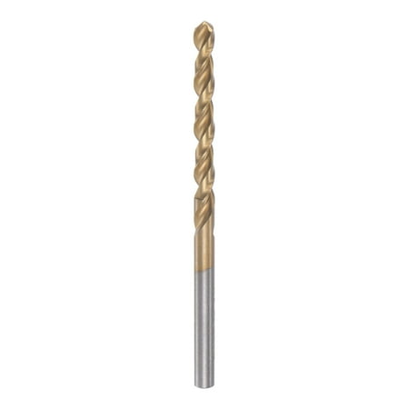 

Uxcell 4mm Titanium Coated M42 High Speed Steel 8% Cobalt (HSS-E) Twist Drill Bit