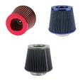 thumbnail image 3 of Kenally Filtro de aire de coche Universal 3 pulgadas cono de malla 76mm entrada de aire inducción aluminio tela no tejida cartucho a prueba de herrumbre Vehículos, repuestos y accesorios Mis Negro Kenally  VI022353-03, 3 of 6