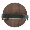 thumbnail image 1 of Wine Rack Wall Mounted Whiskey Barrel Rack Bar Vintage Wall Mounted Wooden Wine Rack Kitchen Storage Shelf Rack, 1 of 9
