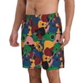 thumbnail image 2 of Goofa Colored Guitars Printed Mens Swim Trunks Summer Quick Dry Short Beach Swimwear Bathing Suits-XX-Large, 2 of 9