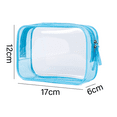 thumbnail image 2 of Clear Toiletry Bag Transparent Makeup Bags Set Waterproof Wash Bag, 2 of 5