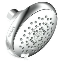 Niagara Conservation Healthguard 5-Spray with 1.5 GPM Wall Mount Fixed Shower Head - Chrome with Removable Faceplate