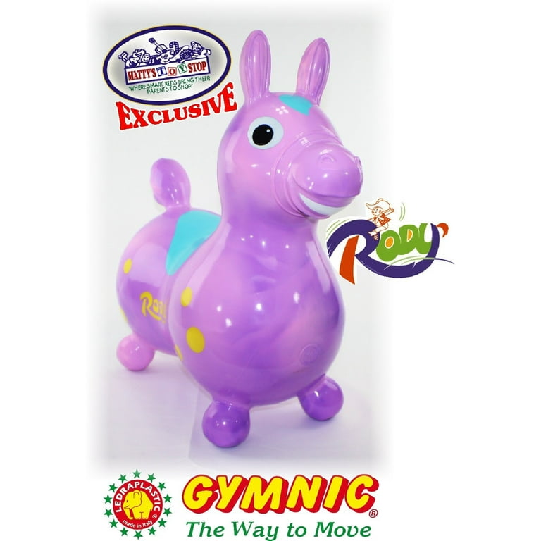 Gymnic Rody Horse Inflatable Bounce Ride for Kids, Matty's Toy