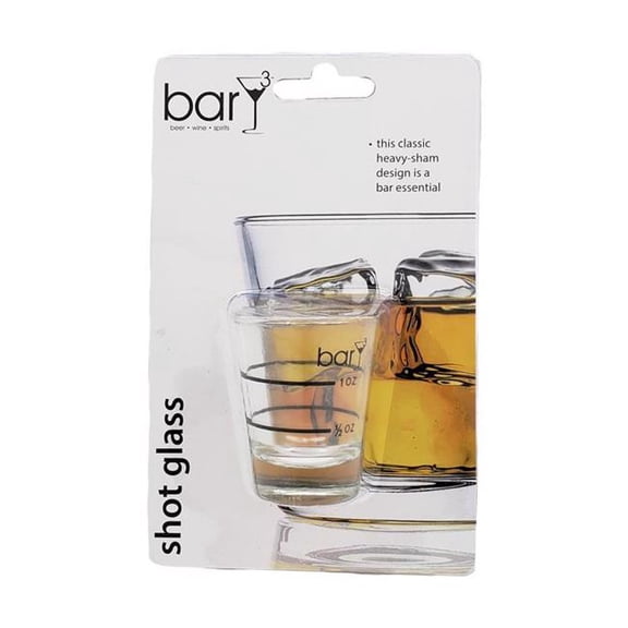 Shot Clear Glass 1.5oz., Bary3