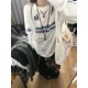 thumbnail image 2 of HOUZHOU-camisetas de gran tamaño de Kpop para mujer, ropa de calle Harajuku ahuecada, gyuu Sexy, Top de punto de manga larga, moda coreana informal, Y2k, 2 of 4