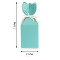 thumbnail image 3 of Efavormart 25 Pack Turquoise Vase Shape Favor Boxes With Satin Ribbons Cardboard Wedding Gift Boxes, 3 of 10