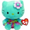 Ty Beanie Babies Hello Kitty Turquoise Plush