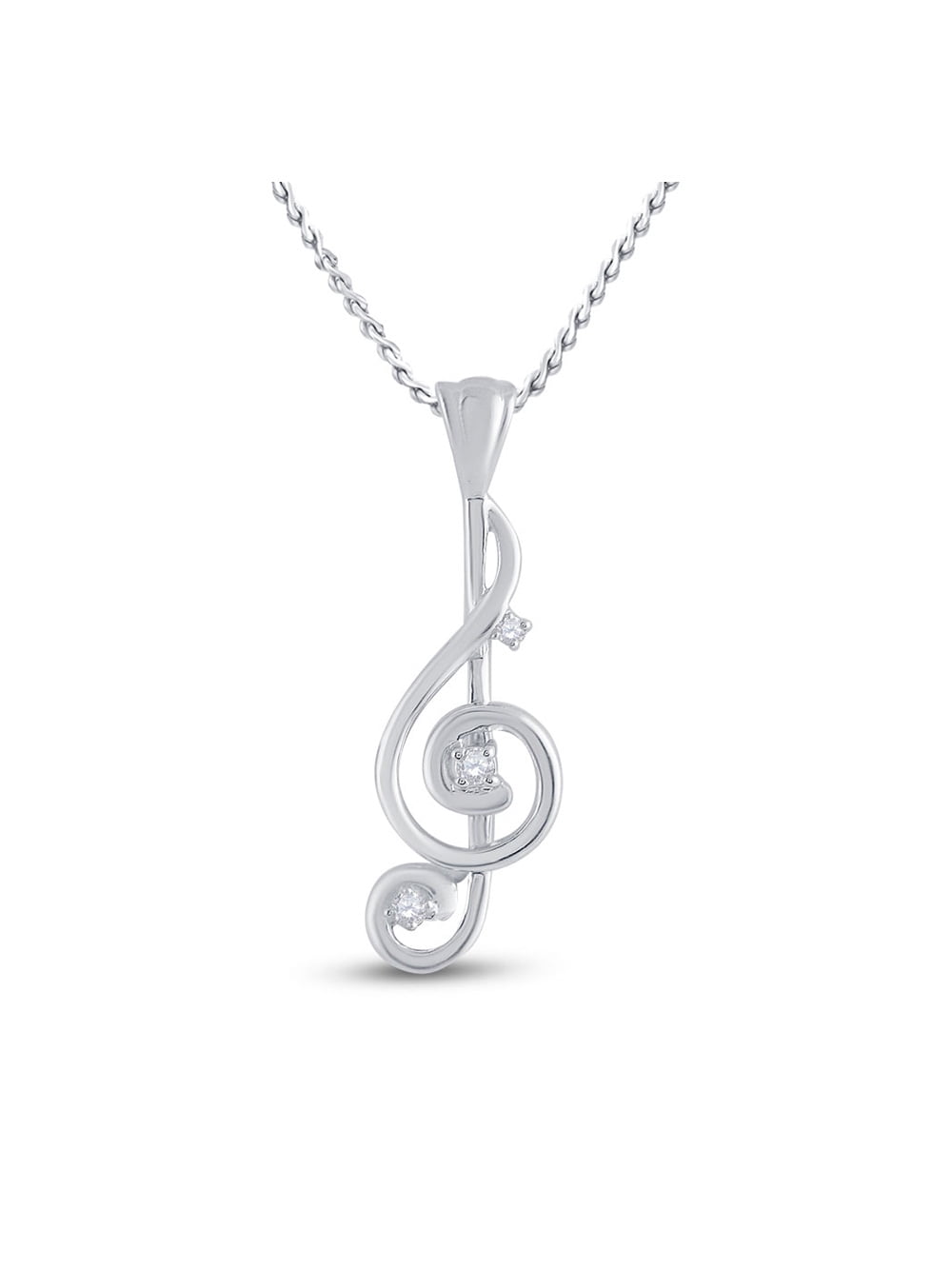 Details about   New Real Solid 14K Gold Treble Clef Music Note Charm Pendant 